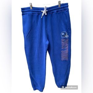 Hollister Mens NFL Sweatpants New York Giants Large
